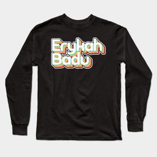 Badu Erykah Colorful Long Sleeve T-Shirt